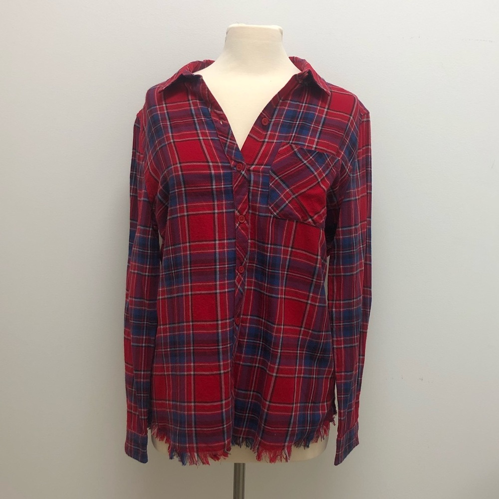 RED + BLUE FLANNEL